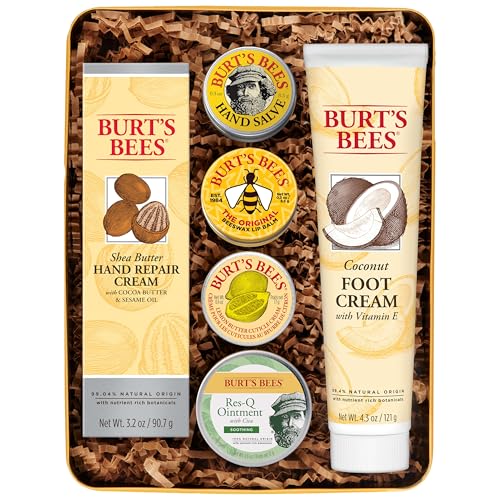 Burt's Bees Classics Gift Set in reusable tin with lip balm and hand cream