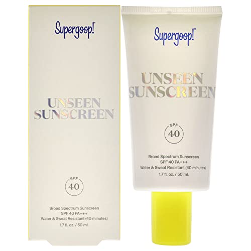 Supergoop Unseen Sunscreen SPF 40 invisible gel formula