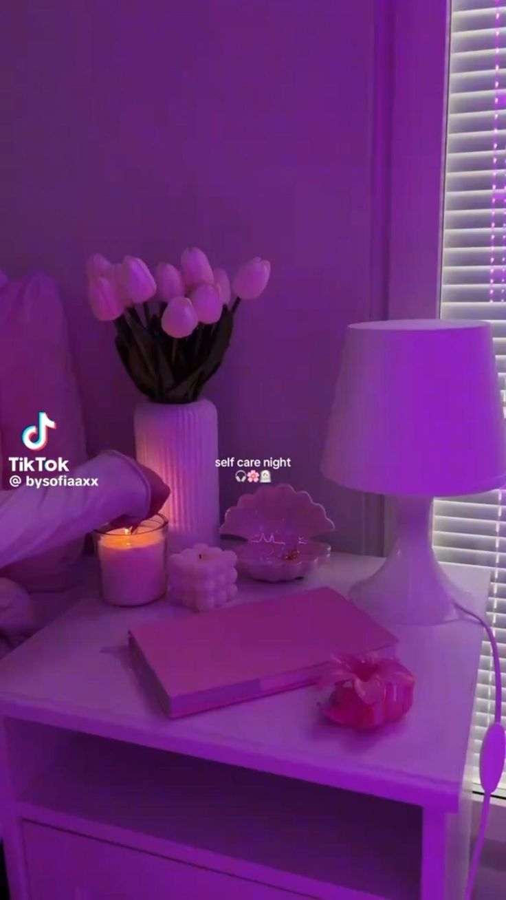 nighttime routine anxiety calm aesthetic