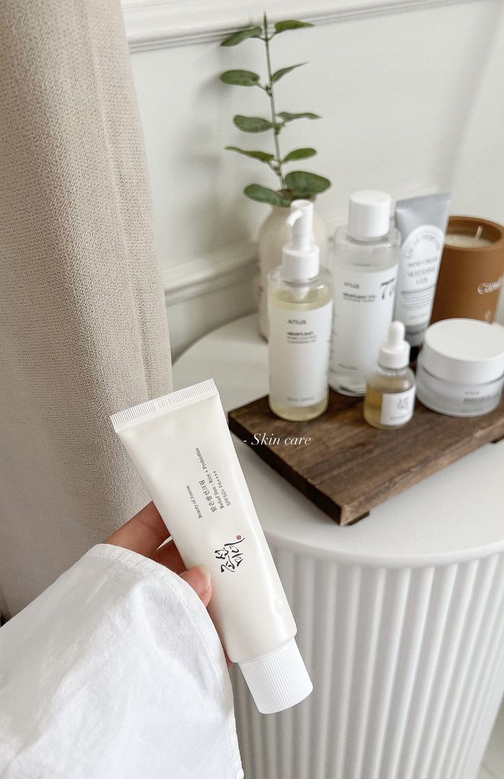 skincare bottles minimal aesthetic
