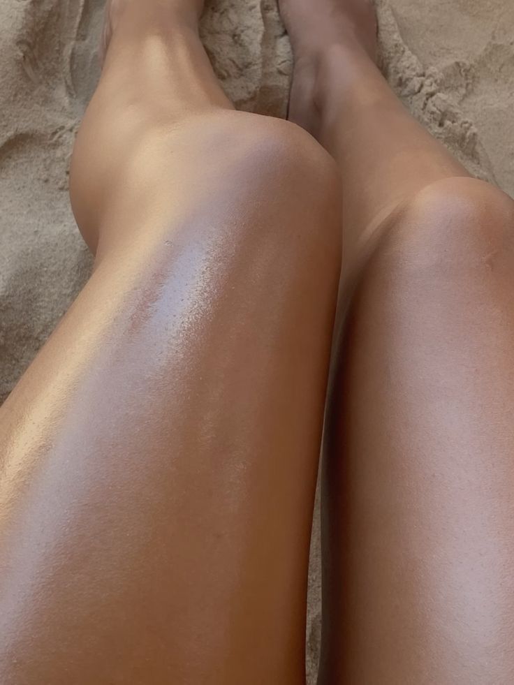 glowing legs body care routine
