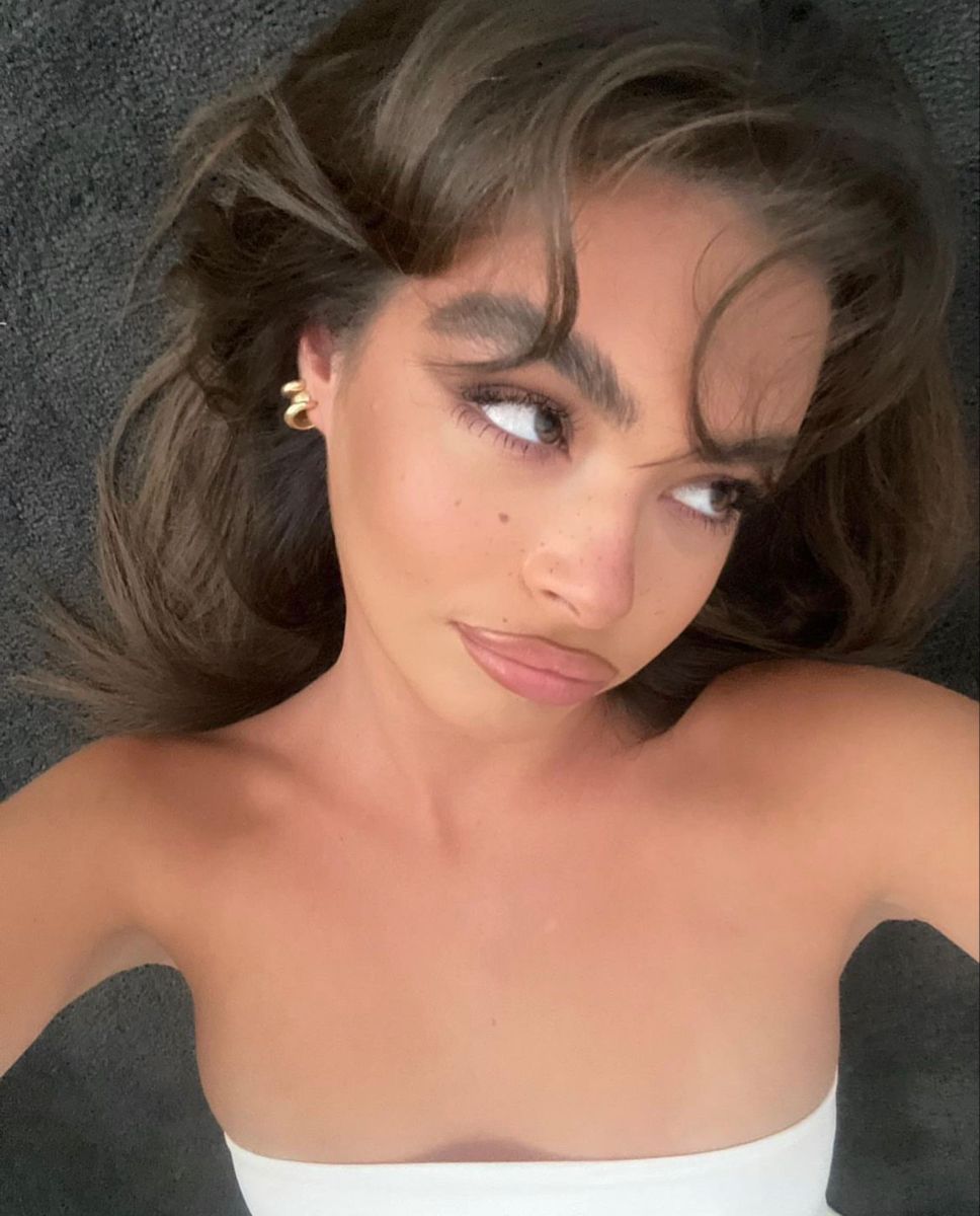 celestial soft glam makeup look close up