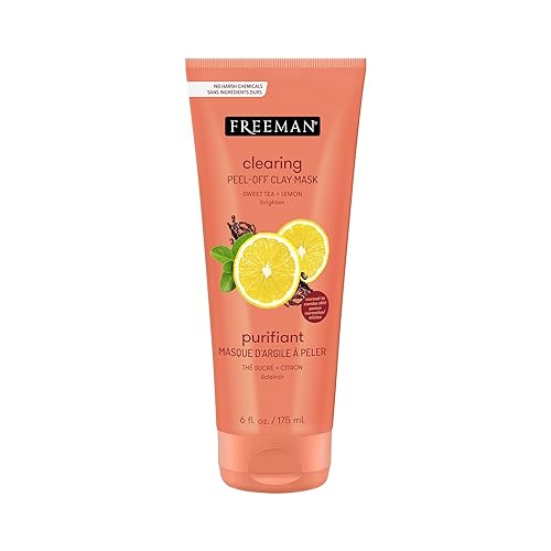 Freeman Sweet Tea and Lemon peel-off brightening clay mask