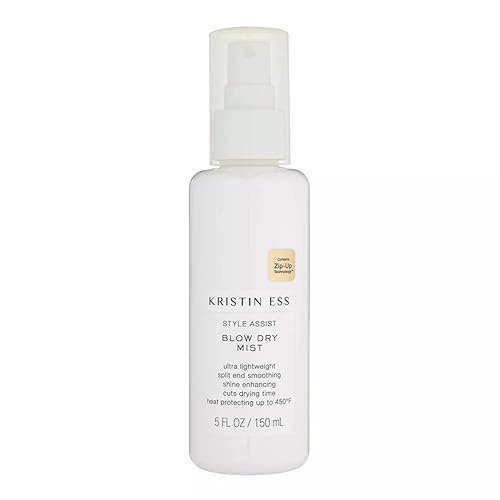 Kristin Ess Hydrating Heat Protection Spray with pear fragrance