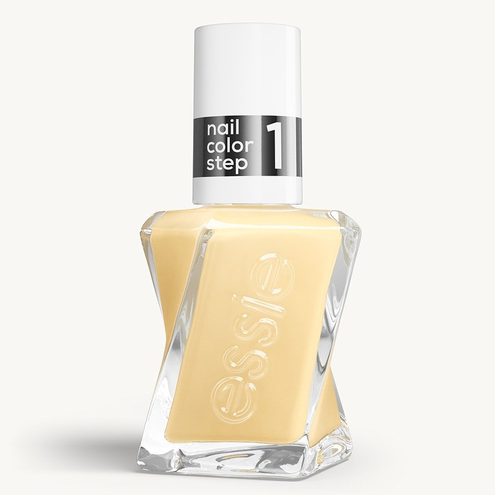Essie Gel Couture Atelier at the Bay pale butter yellow nail polish