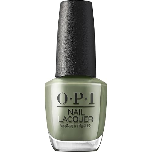 OPI Cargo All Out dark green olive nail lacquer