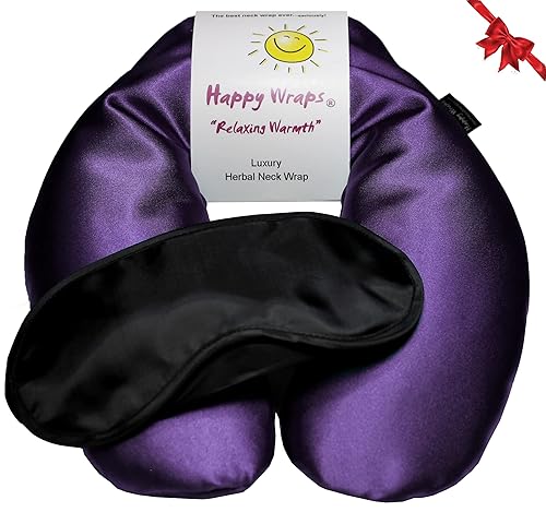 Happy Wraps herbal neck wrap with bonus satin sleep mask