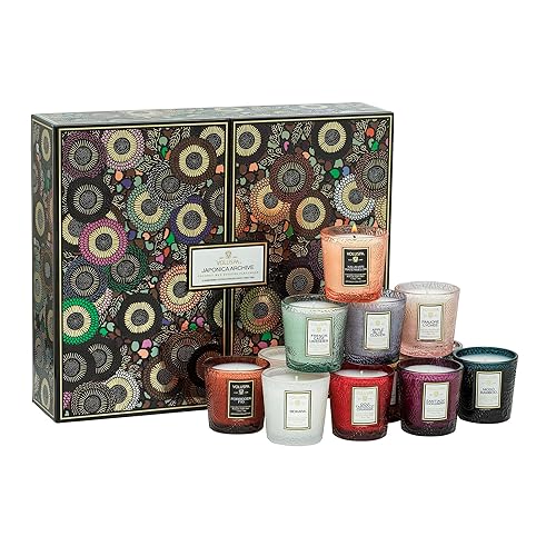 Voluspa Japonica Archive 12 mini votive candles gift set