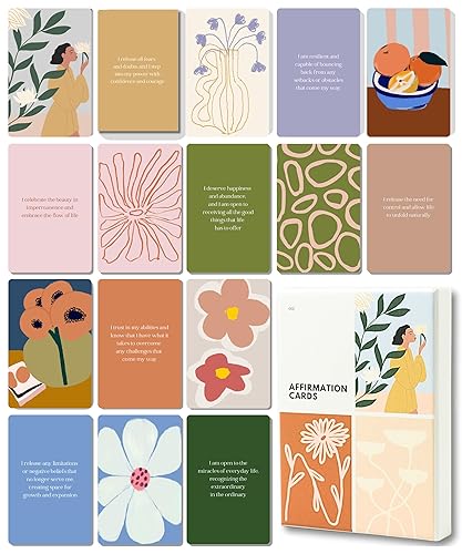Lamare positive affirmation cards for women in portable box