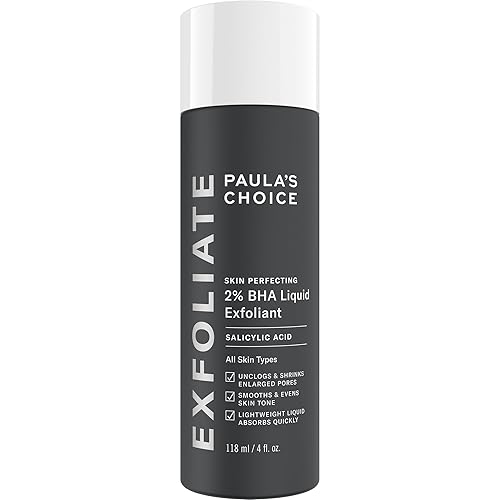 Paula's Choice 2% BHA salicylic acid exfoliant for pores and blackheads