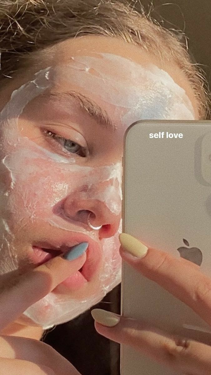 skincare routine flat lay