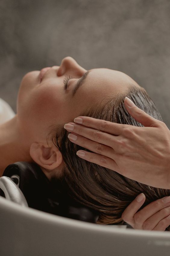 scalp massage hair care routine