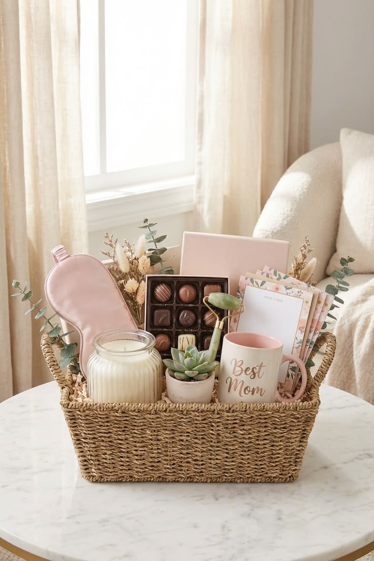 cozy gift flat lay for women