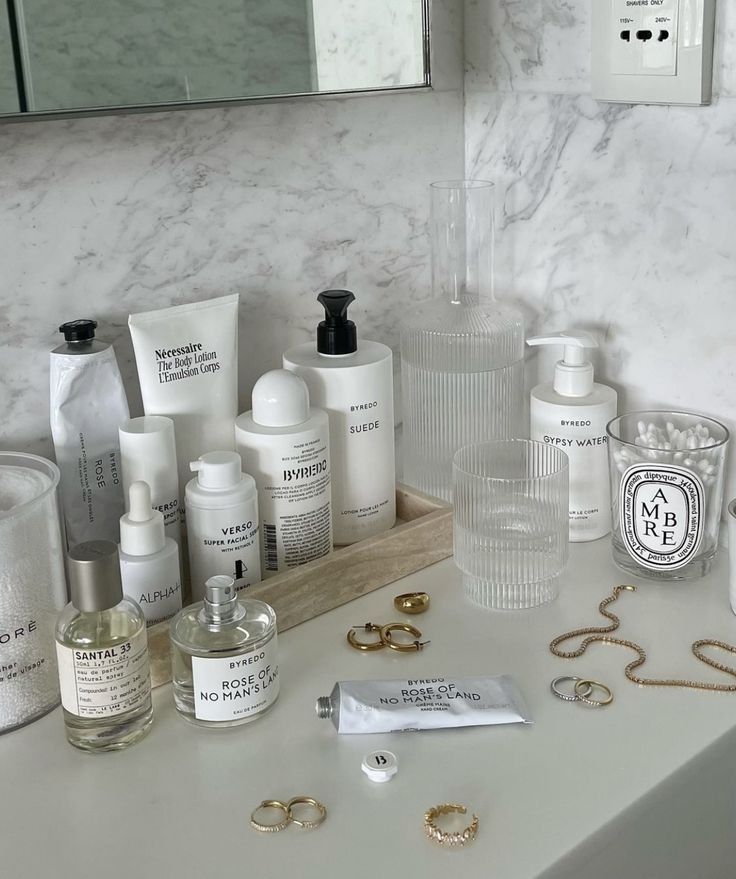 skincare layering routine aesthetic