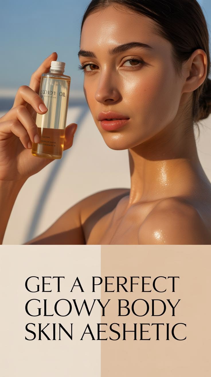 body care lotion flat lay