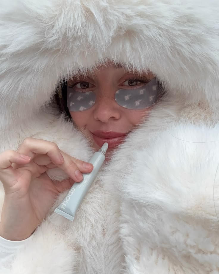 dewy glowing skin in winter light